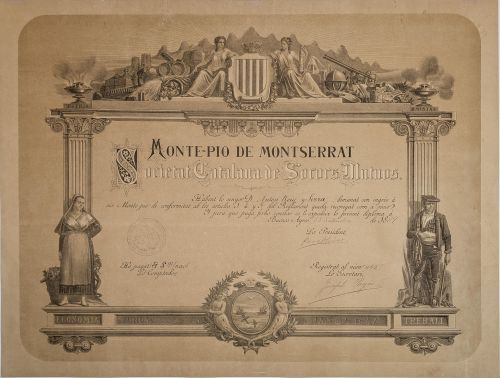 Portada del libro de Monte-Pio de Montserrat [Argentina]