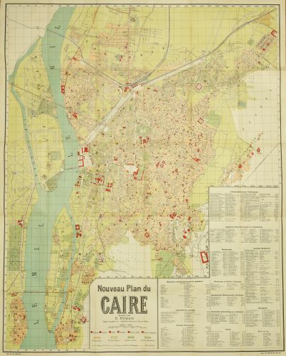 Portada del libro de Le Caire [Antique Plan of Cairo, Egypt]