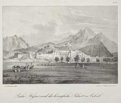 Portada del libro de Bala-Hissar, und der königliche Palast zu Kabul