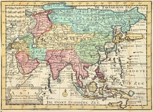 Portada del libro de Kaartje van Asia geteekent en uitgegeven tot Almelo, door C. Keizer