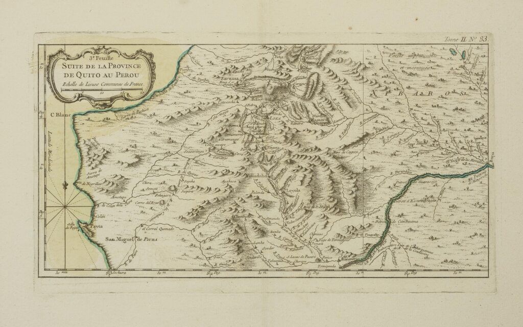 3e Feuille Suite de la Province de Quito au Perou