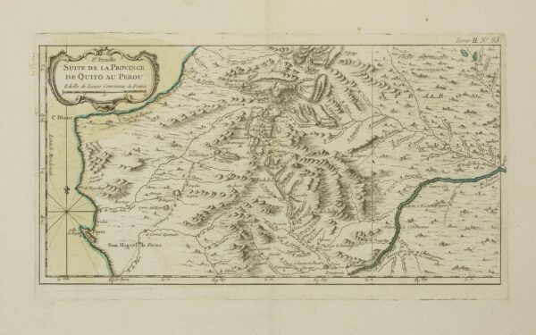 3e Feuille Suite de la Province de Quito au Perou