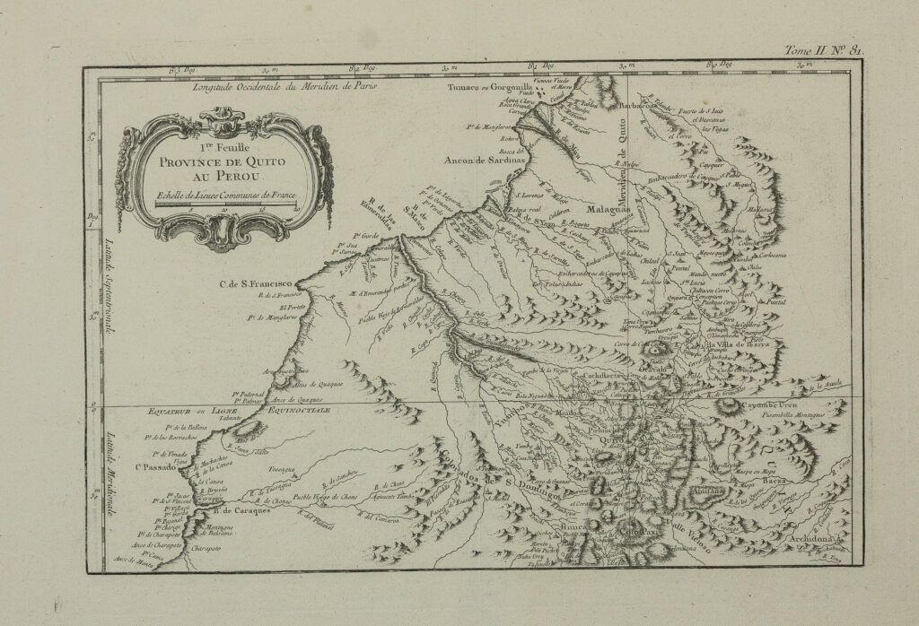 Ire Feuille Province de Quito au Perou