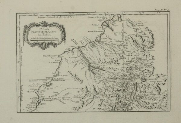 Ire Feuille Province de Quito au Perou