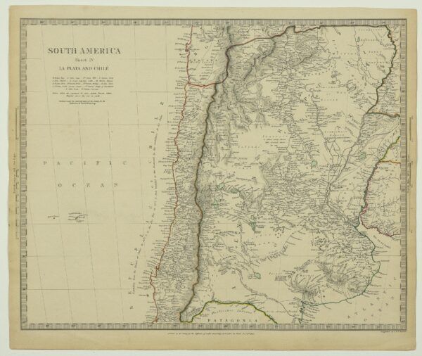 South America sheet IV La Plata and Chilé