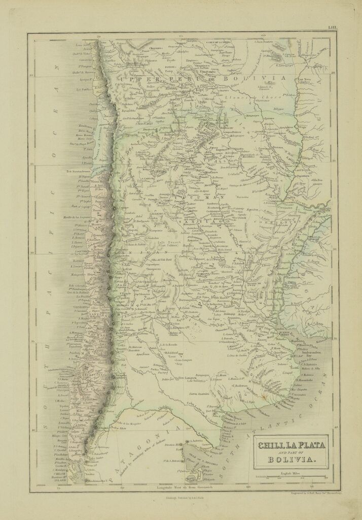 Chili, La Plata and part of Bolivia