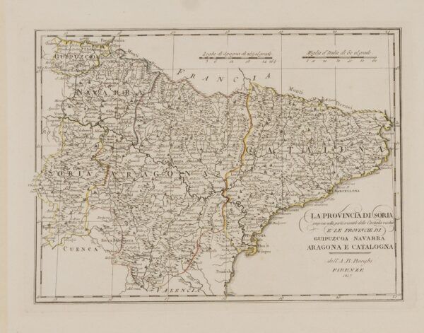 La Provincia di Soria e le Provincie di Guipuzcoa Navarra Aragona e Catalogna