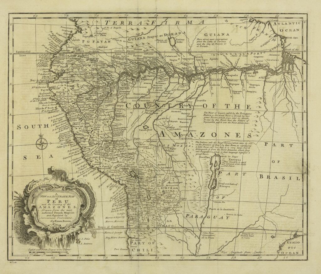 A New and Accurate Map of Peru, and the Country of the Amazones