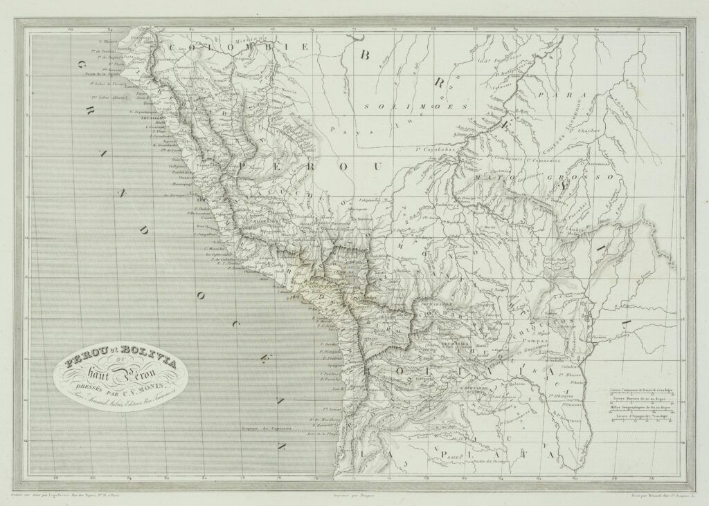 Perou et Bolivia ou haut Pérou
