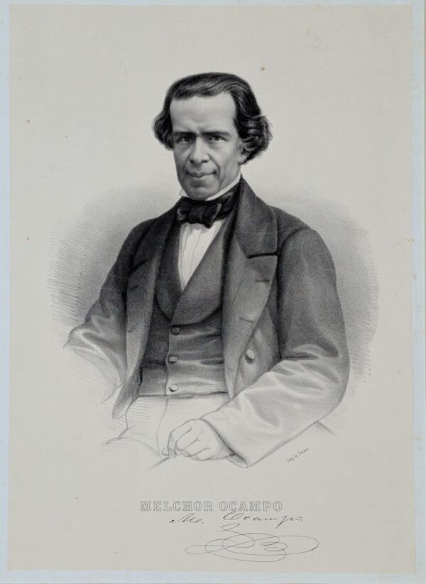 Retrat original de Melchor Ocampo, c. 1860