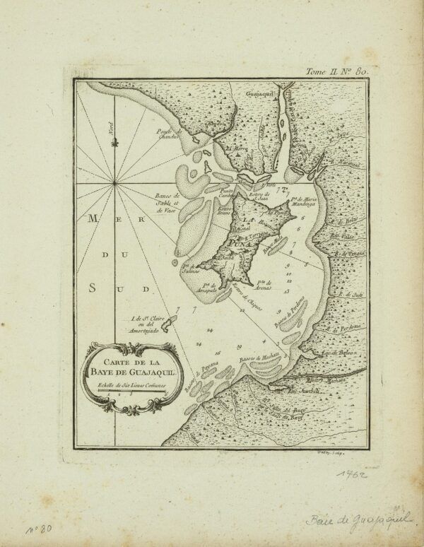 Carte de la Baye de Guajaquil