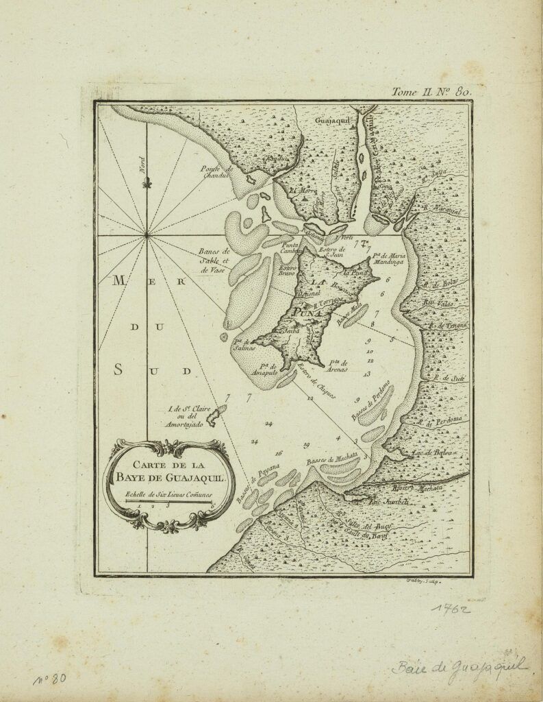 Carte de la Baye de Guajaquil