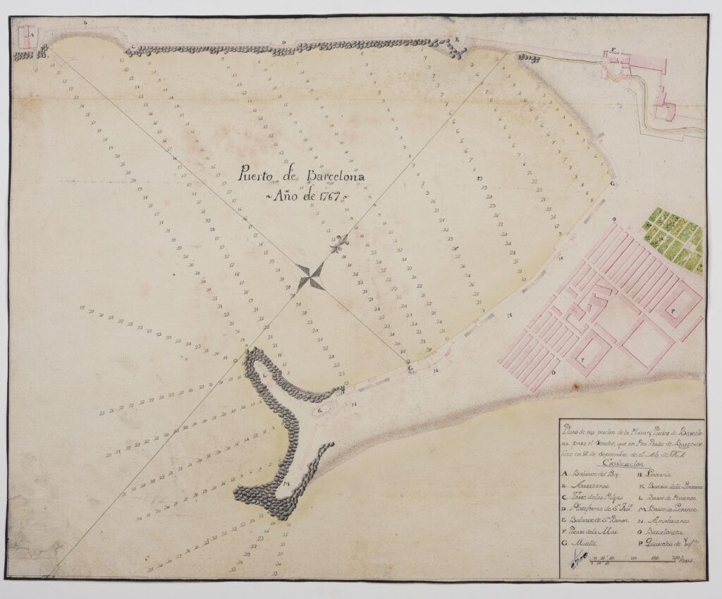Port de Barcelone – Année 1767