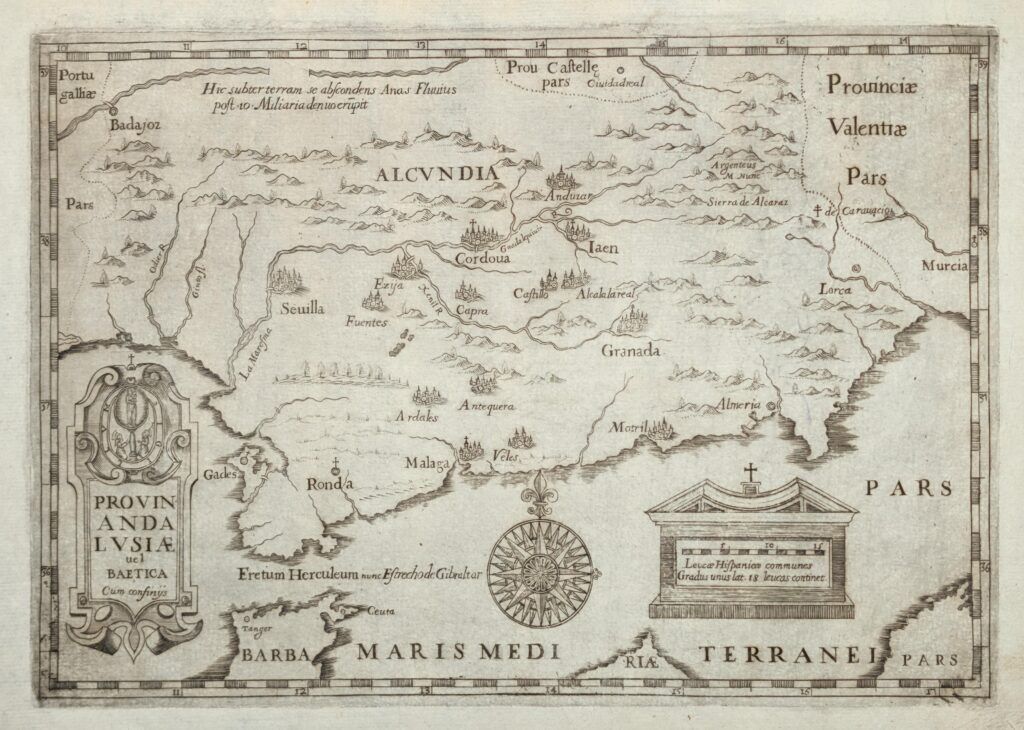 Provin Andalusiae vel Beatica cum confinijs