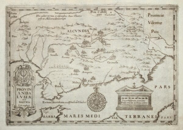 Provin Andalusiae vel Beatica cum confinijs