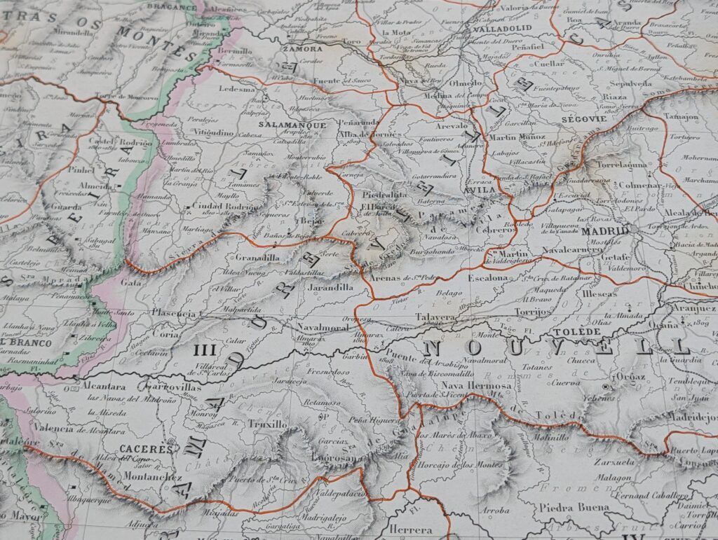 Nouvelle Carte Illustrée de l’Espagne et du Portugal