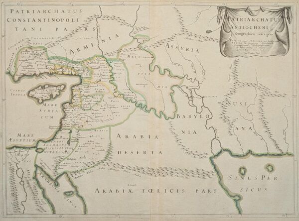 Patriarchatus Antiocheni Geographica Descriptio [mapa d&rsquo;Antioquia, Síria]