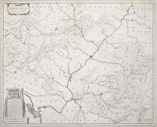 Novissima Arragoniae Regni Tabula [mapa d&rsquo;Aragó]