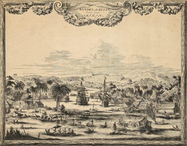 Bandel ofte Reede Voorde Stadt Arakan [gravat d&rsquo;Arakan, Birmània]