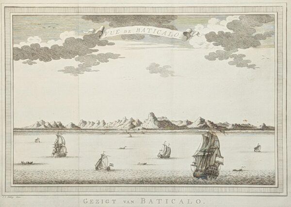 [Batticaloa; Sri Lanka] Vue de Baticalo. Gezigt van Baticalo