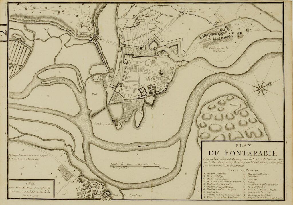 [Plano de Fuenterrabia/Hondarribia] Plan de Fontarabie