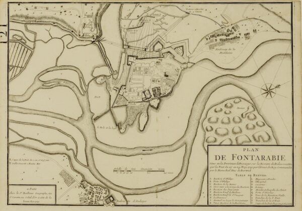 [Plànol de Fontarabia/Hondarribia] Plan de Fontarabie