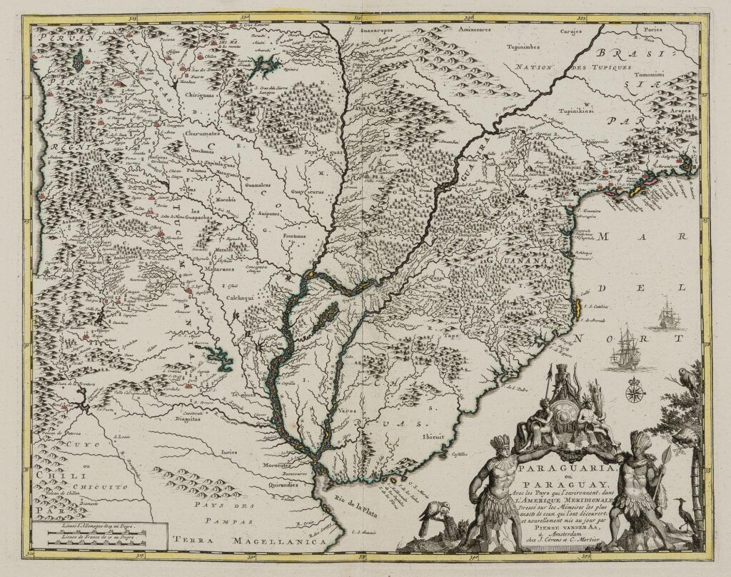 [Map of Paraguay] Paraguaria ou Paraguay