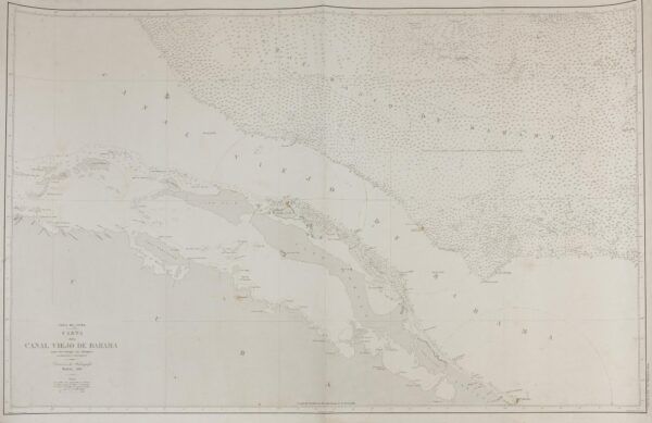 Carta del Canal Viejo de Bahama