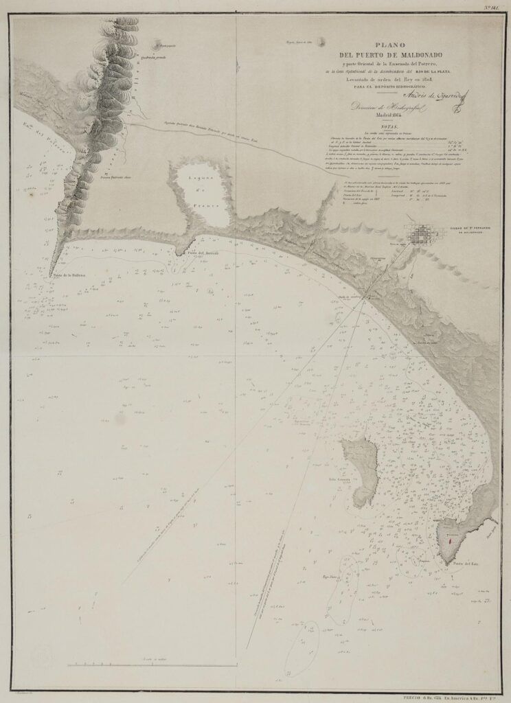 [Mapa de Uruguay] Plano del puerto de Maldonado