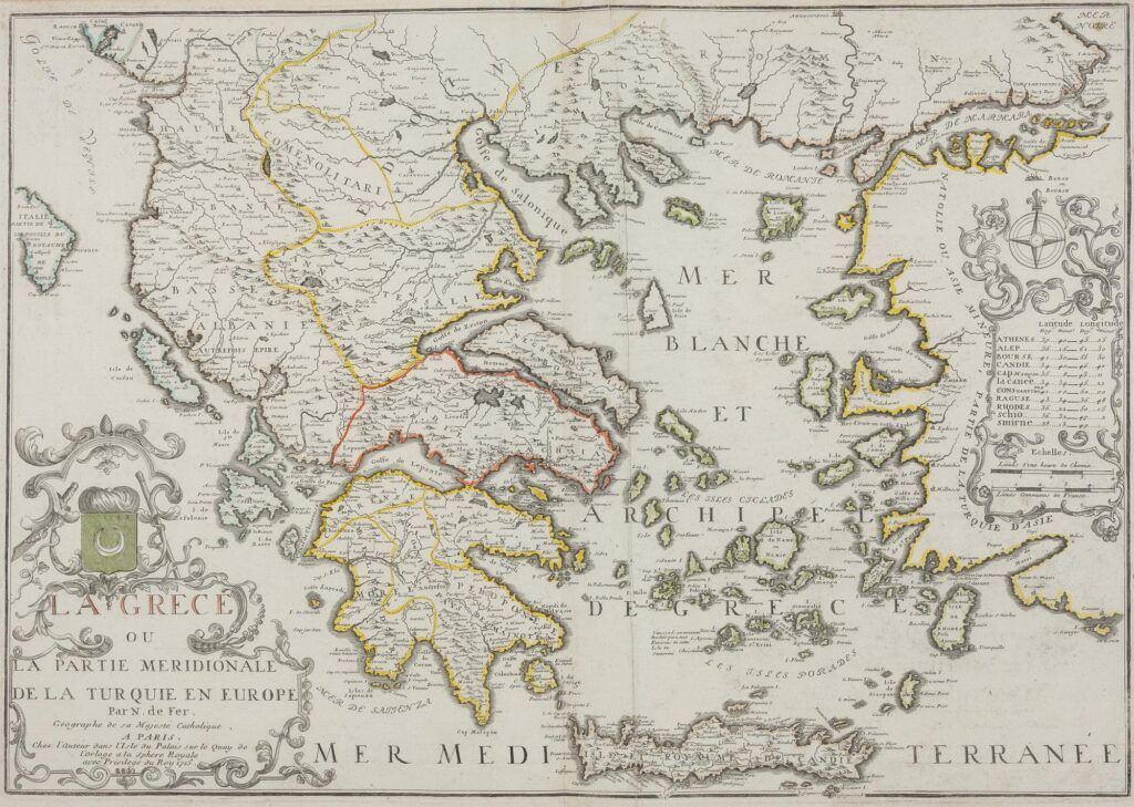 La Grèce ou la partie méridionale de la Turquie en Europe