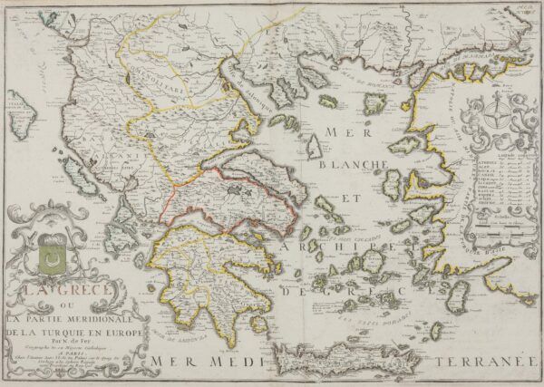 La Grèce ou la partie méridionale de la Turquie en Europe