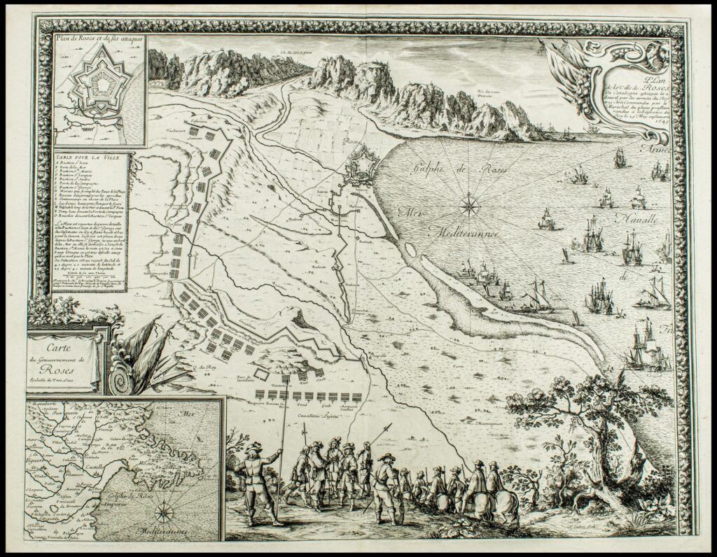 Plan de la ville de Roses