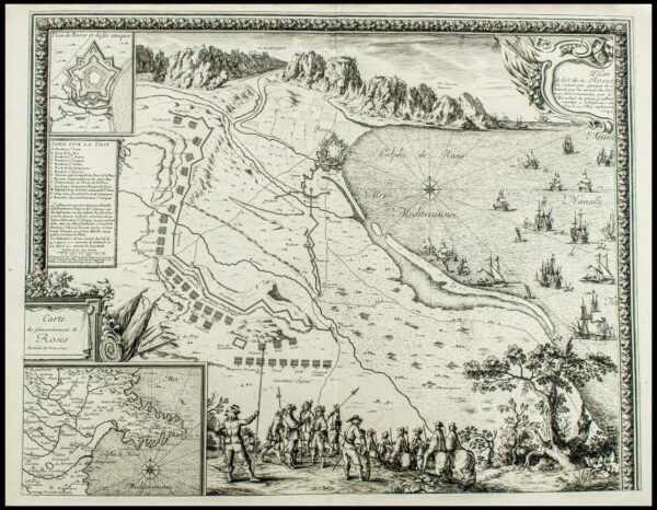Plan de la ville de Roses
