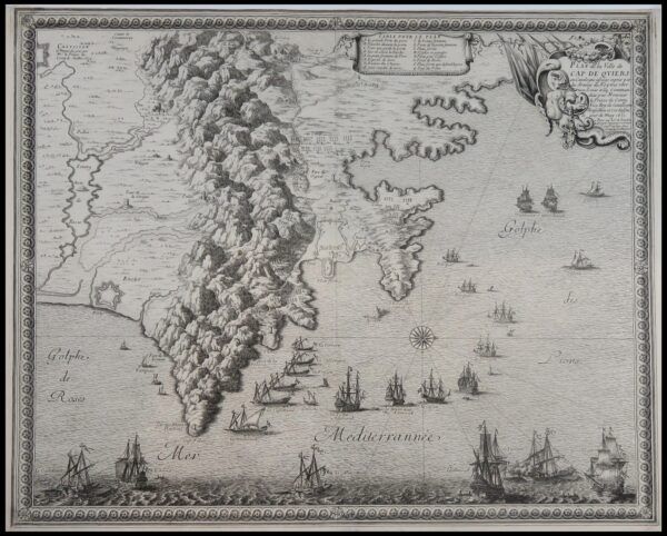 [Mapa de Cadaqués, Espanya] Plan de la Ville de Cap de Quiers