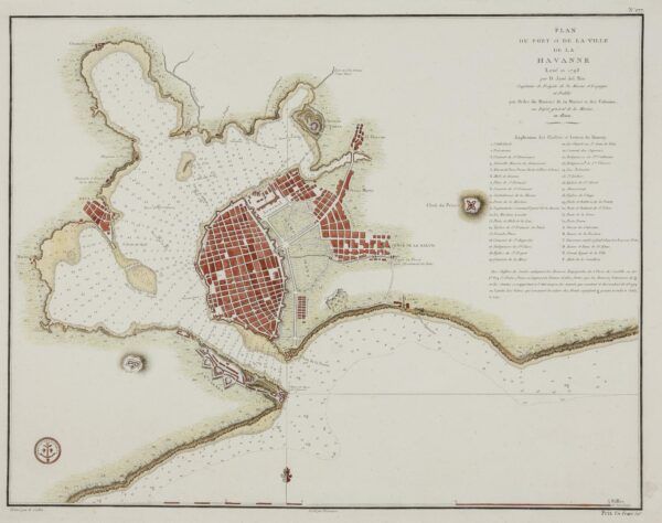 Plan du Port et de la Ville de la Havanne