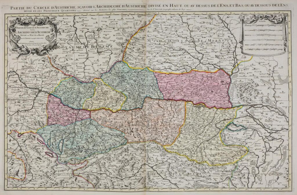 Partie du Cercle d’Austriche scavoir l’Archiduché d’Austriche. . .