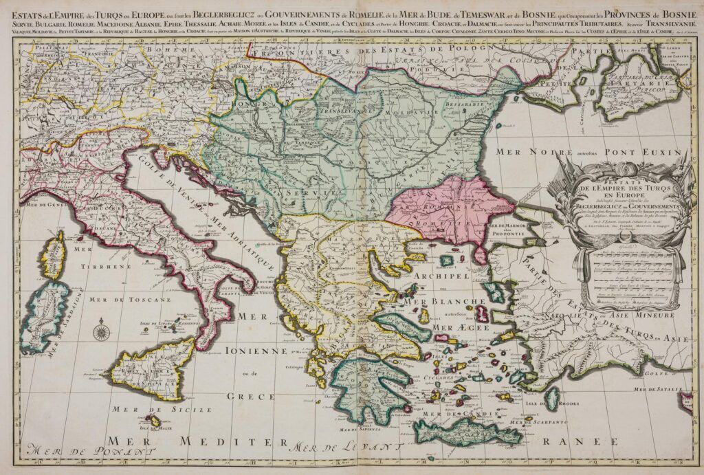Estats de l&rsquo;Empire des Turqs en Europe