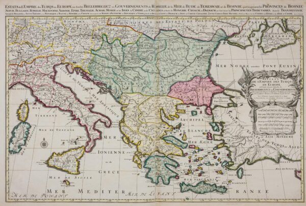 Estats de l&rsquo;Empire des Turqs en Europe