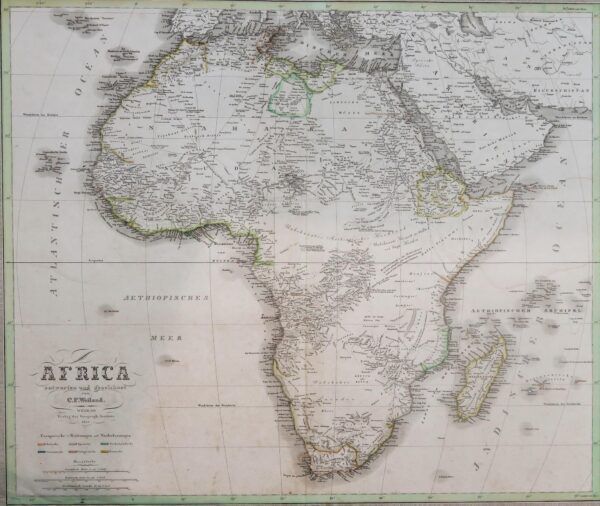 Africa entworfen und gezeichnet von C. F. Weiland