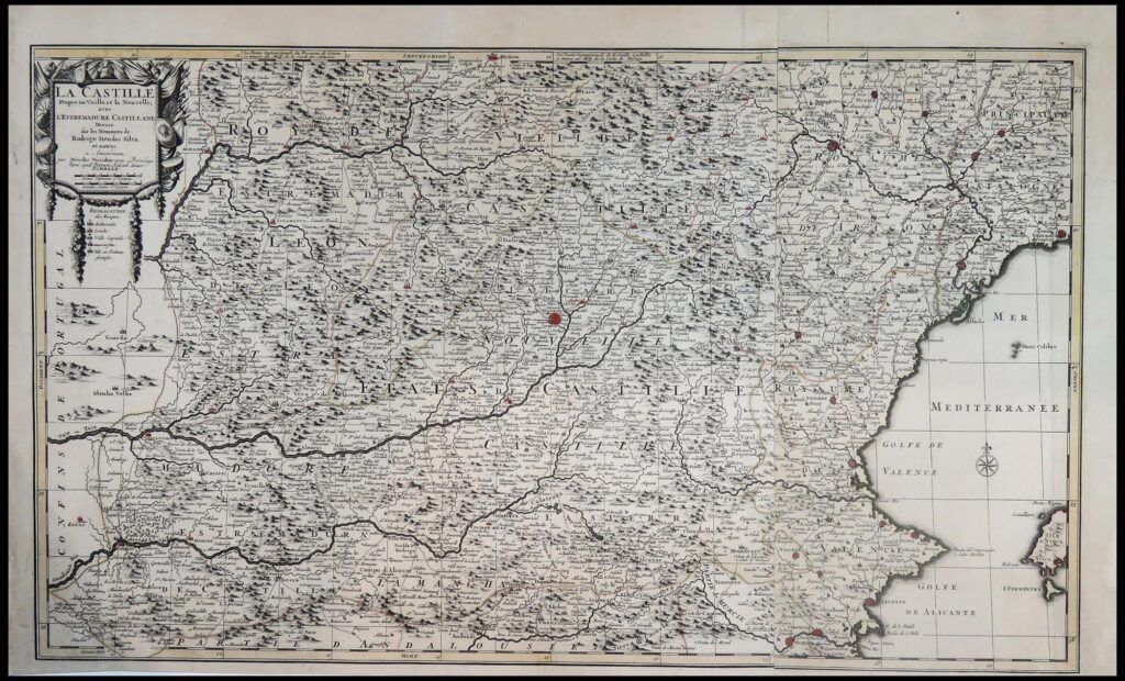 La Castille Propre ou Vieille, et la Nouvelle avec L’Estremadure Castillane