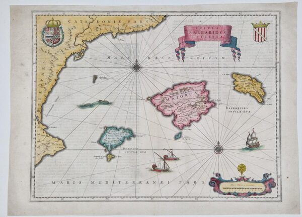 [Mapa de les Illes Balears, Espanya] Insulae Balearides et Pytiusae