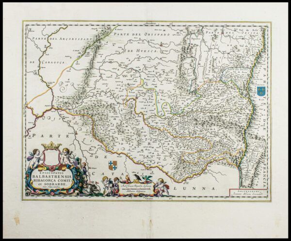[Mapa de l&rsquo;Aragó, Espanya] Episcopatus Balbastrensis