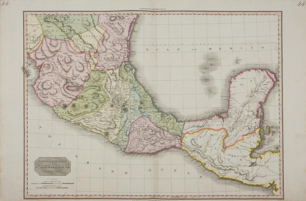 [Map of Mexico] Spanish Dominions in North America Middle Part