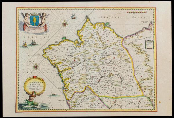 [Mapa de Galícia, Espanya] Gallaecia Regnum descripta a F.Fer. Ojea Ord. Pred.