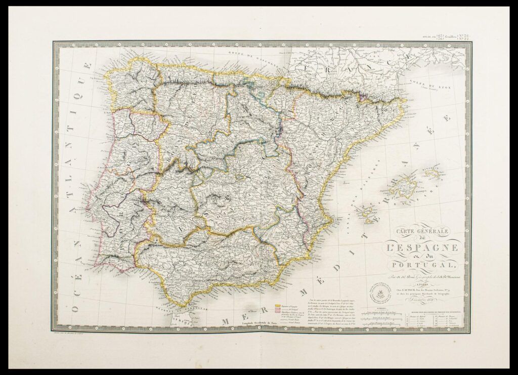 [Mapa] Carte générale de l’Espagne et du Portugal