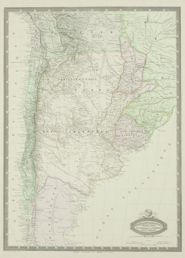 République Argentine ou Provinces-Unies de la Plata, Buenos-Ayres, Etat oriental de l&rsquo;Uruguay, Chili et Paraguay
