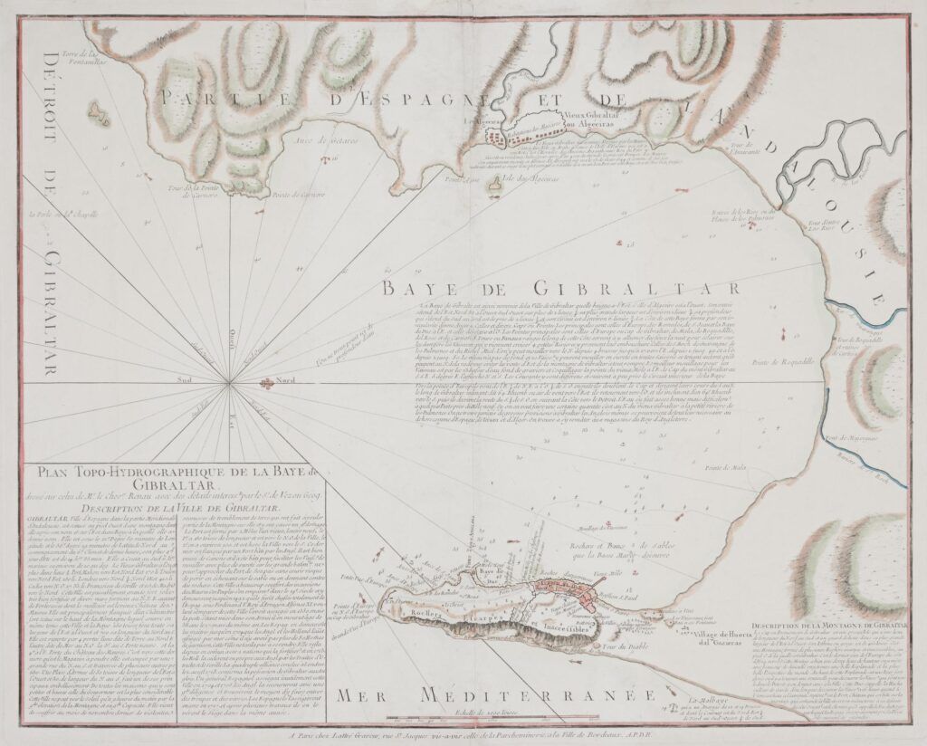 Plan Topo-Hydrographique de la Baye de Gibraltar