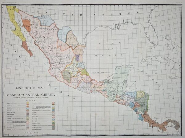 Mapa lingüístic de Mèxic i Amèrica Central