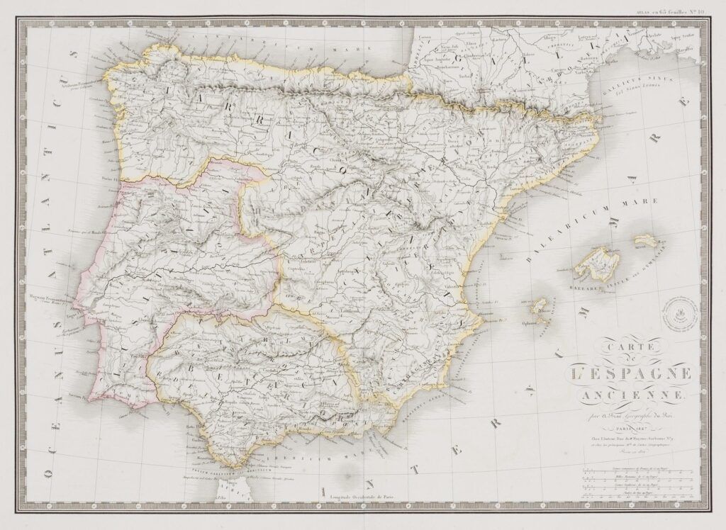 [Carte] Carte de l&rsquo;Espagne ancienne