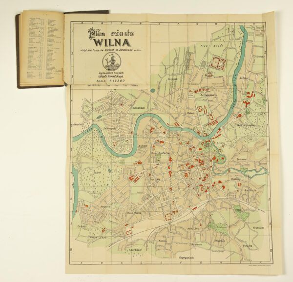 Plan miast Wilna [Lituània]